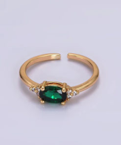 Prinsess Emerald Ring