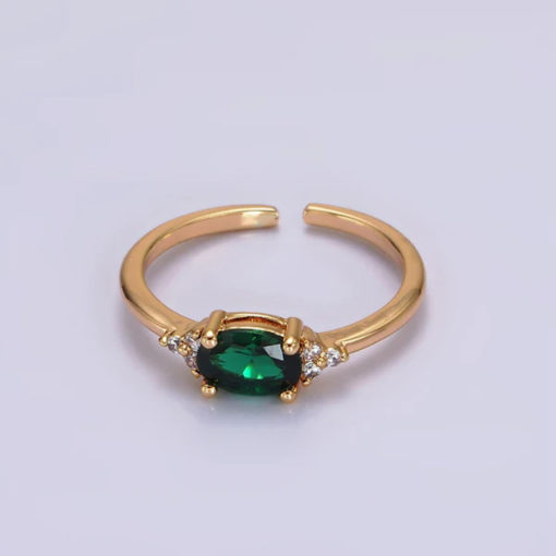 Prinsess Emerald Ring