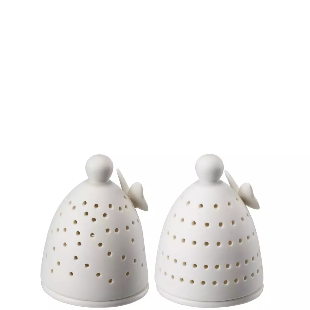 Enkel Lyslykt Porselen - Ass