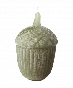 Deco Eikenøtt Kubbelys - Grønn