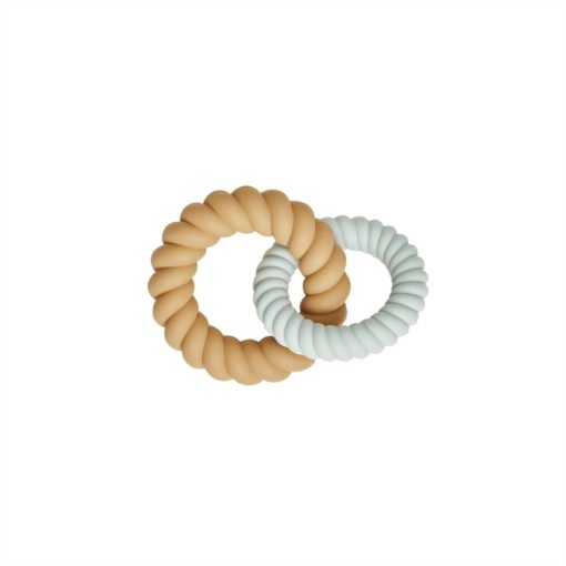 Mellow Teether - Pale Mint/Light Rubber