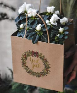 "God Jul" Blomsterpose