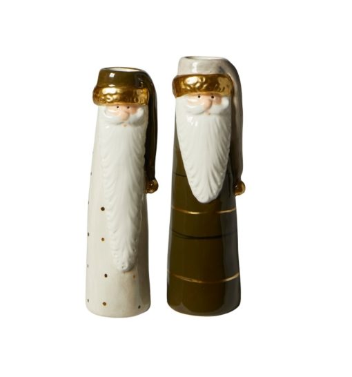 Santa Vase Grønn/Beige - 2ass