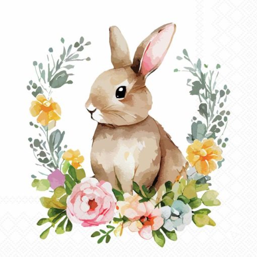 Lunsjservietter - Cute Easter Rabbit