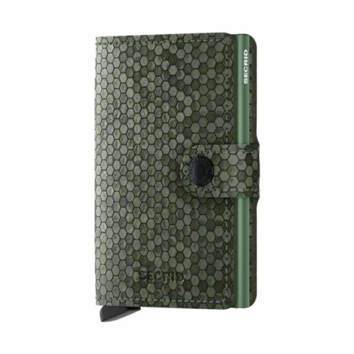 SECRID Miniwallet Hexagon Green