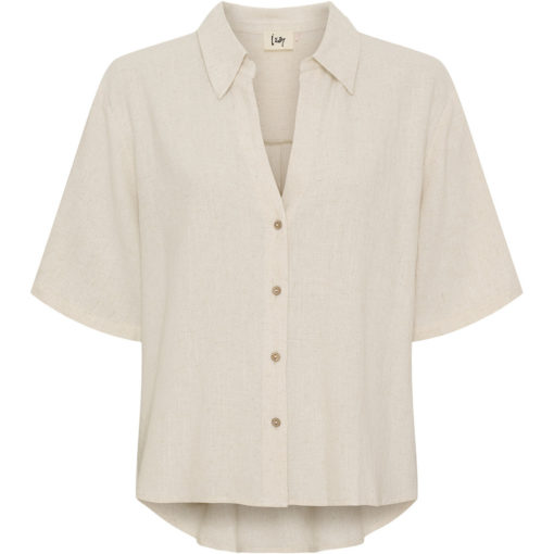 Pearl Shirt s/s - Sand