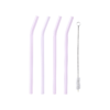 4-pack Cocktail Glass Sugerør - Rosa