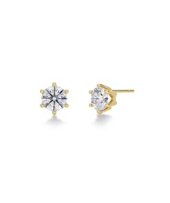 Crown Studs L - Gold