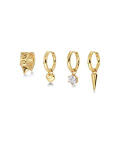 Peak Hoops One Heart - Gold