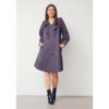 Sigga V-Flounce Dress - Grey