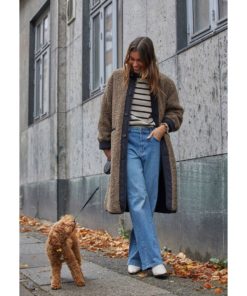 Jenka Reversible Coat - Taupe