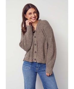 Gunda Knit Cardigan - Potato Melange