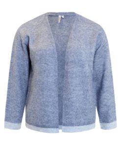 Cozy Cardigan - Lysblå Melert