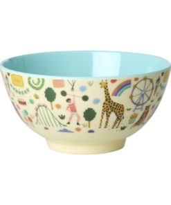 Medium Barneskål - Fun Fair Blå