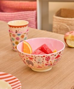 Barneskål Medium - Fun Fair Rosa