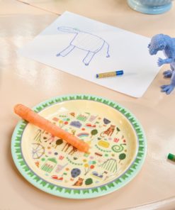 Melamine Lunsjfat - Fun Fair Mint