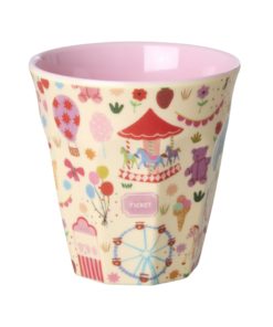 Melamine Kopp - Fun Fair Rosa