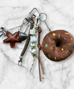 Veskepynt Brun/Sølv - Doughnut