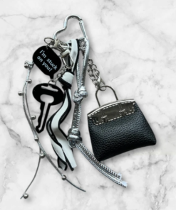 Veskepynt Sort/Sølv - Veske