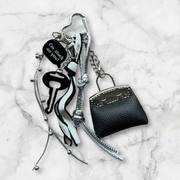 Veskepynt Sort/Sølv - Veske