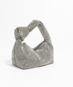 Glitterclutch - Sølv