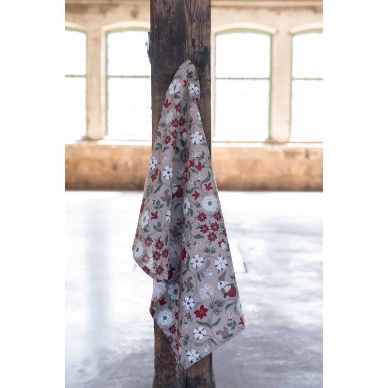 Julerfid Kjøkkenhåndkle - Rød