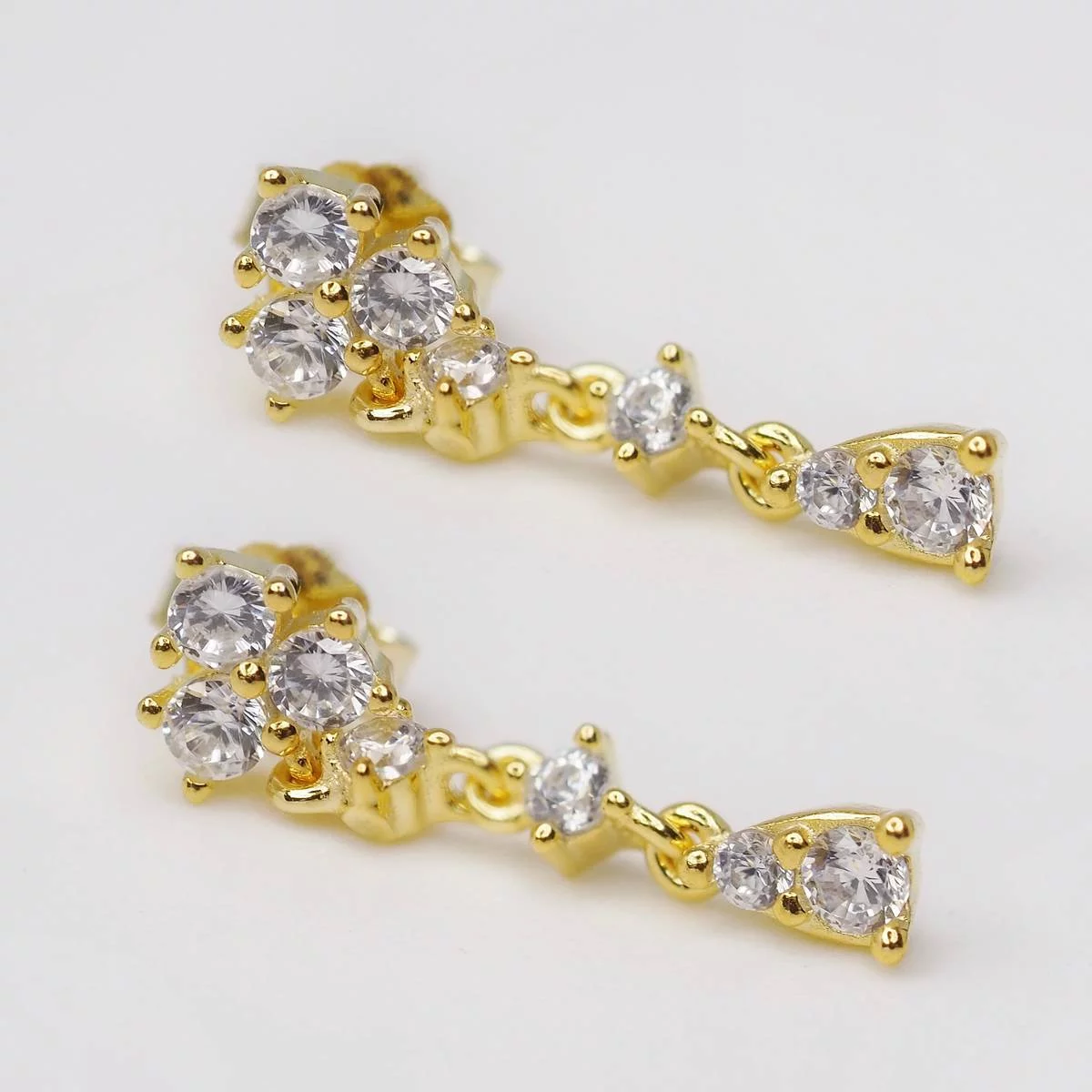 Øredobber med Heng - Fogylt Søl