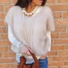 Moa Mohair Vest - Beige