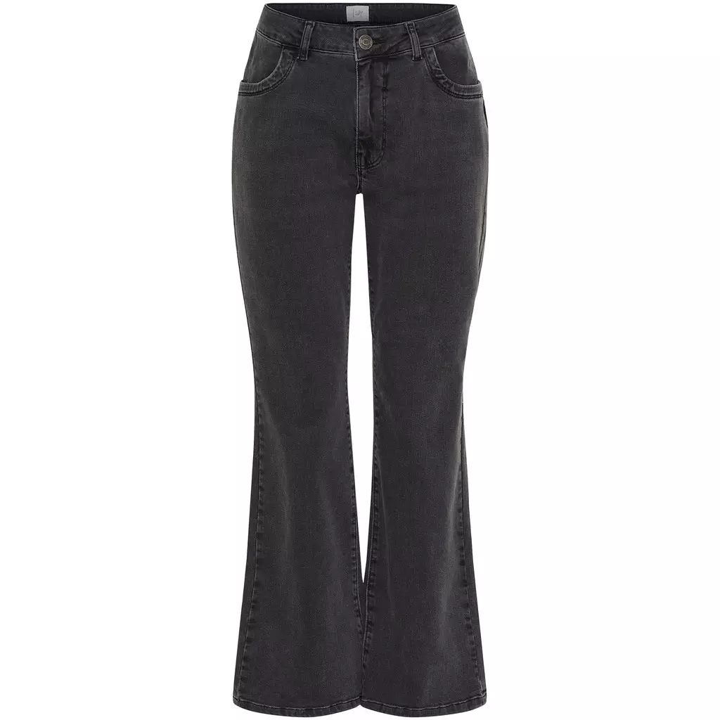 Verona Flare Jeans - Dark Grey Wash