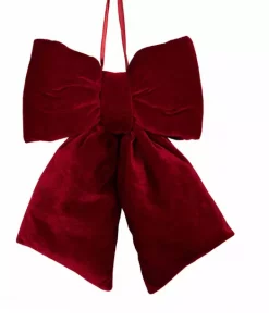 Julesløyfe i Fløyel - Rød