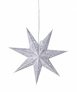 Uni Julestjerne Hvit - 60cm