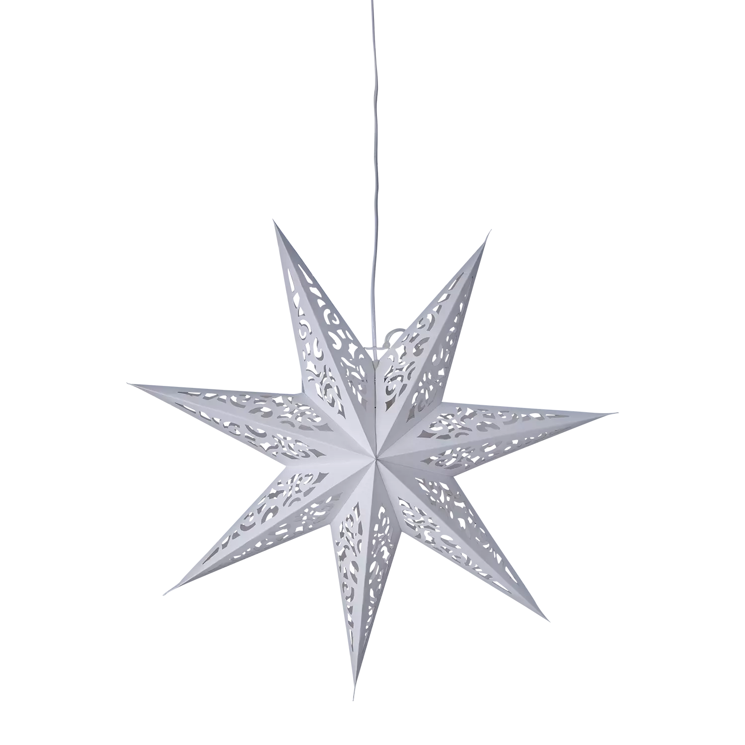 Uni Julestjerne Hvit - 60cm