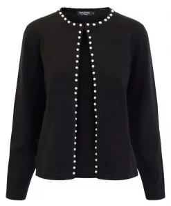 Cardigan med Perler