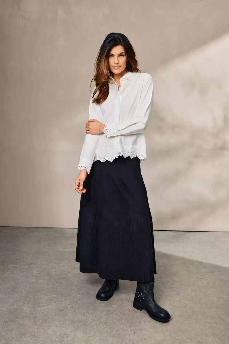 Signature Maxi Skjørt - Sort