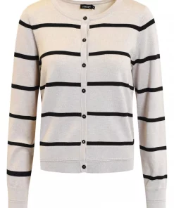 Jensen Basic Cardigan - Sand/Sort