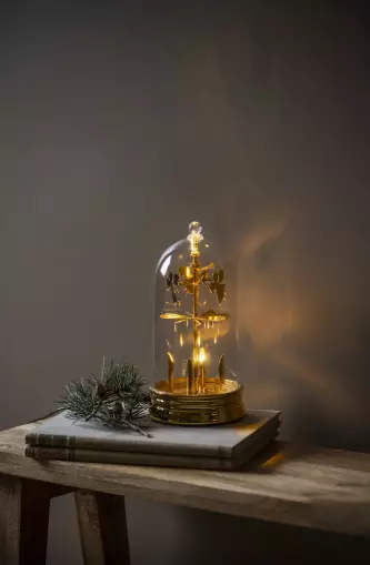 Roterende Englespill Med Lys