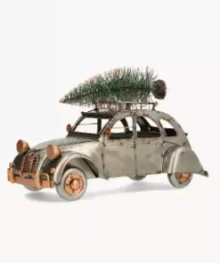 Dekorasjonsbil med Gran - Metallic