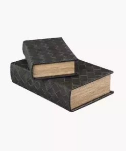 Bokboks Sett - Flettet Skinn