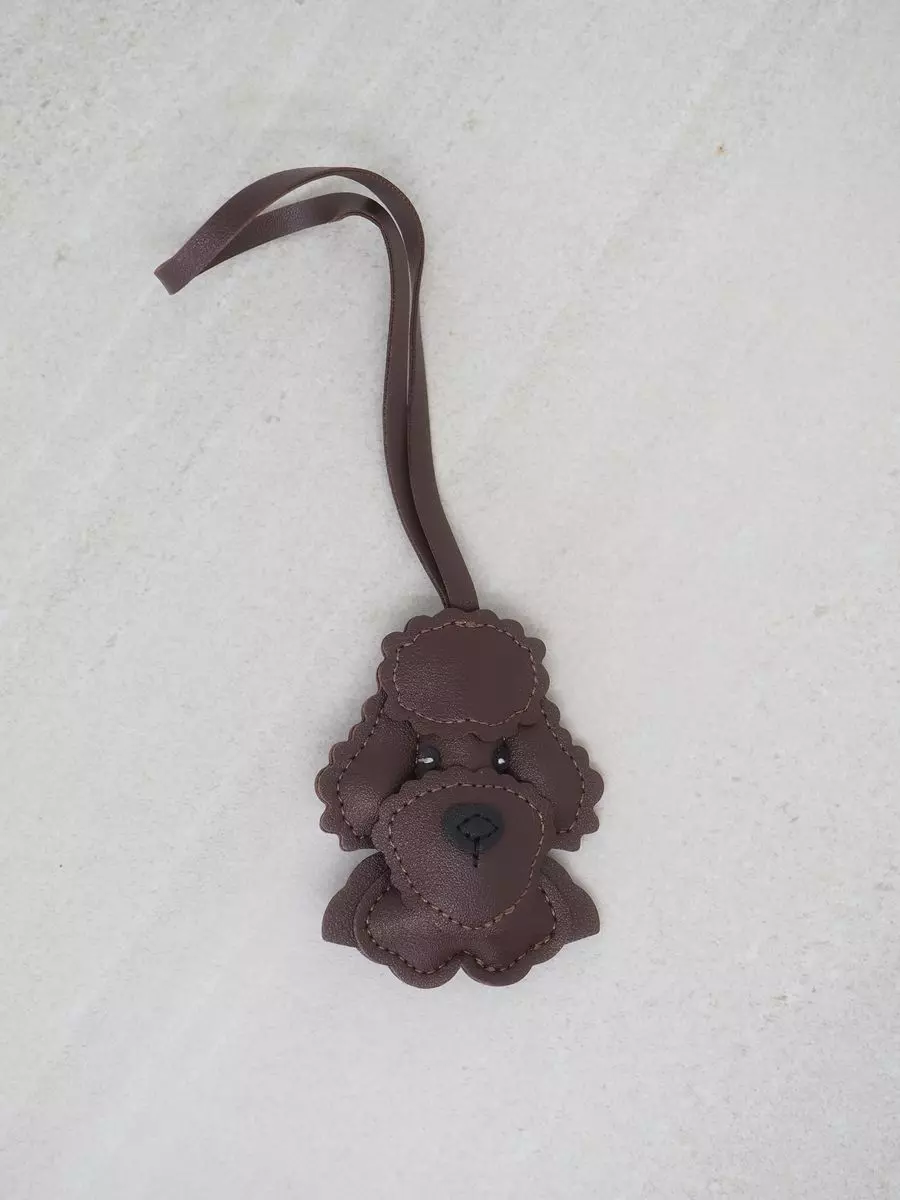 Puddel Veskepynt - Mørk Brun