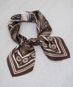 Silketørkle - Mørk Brun