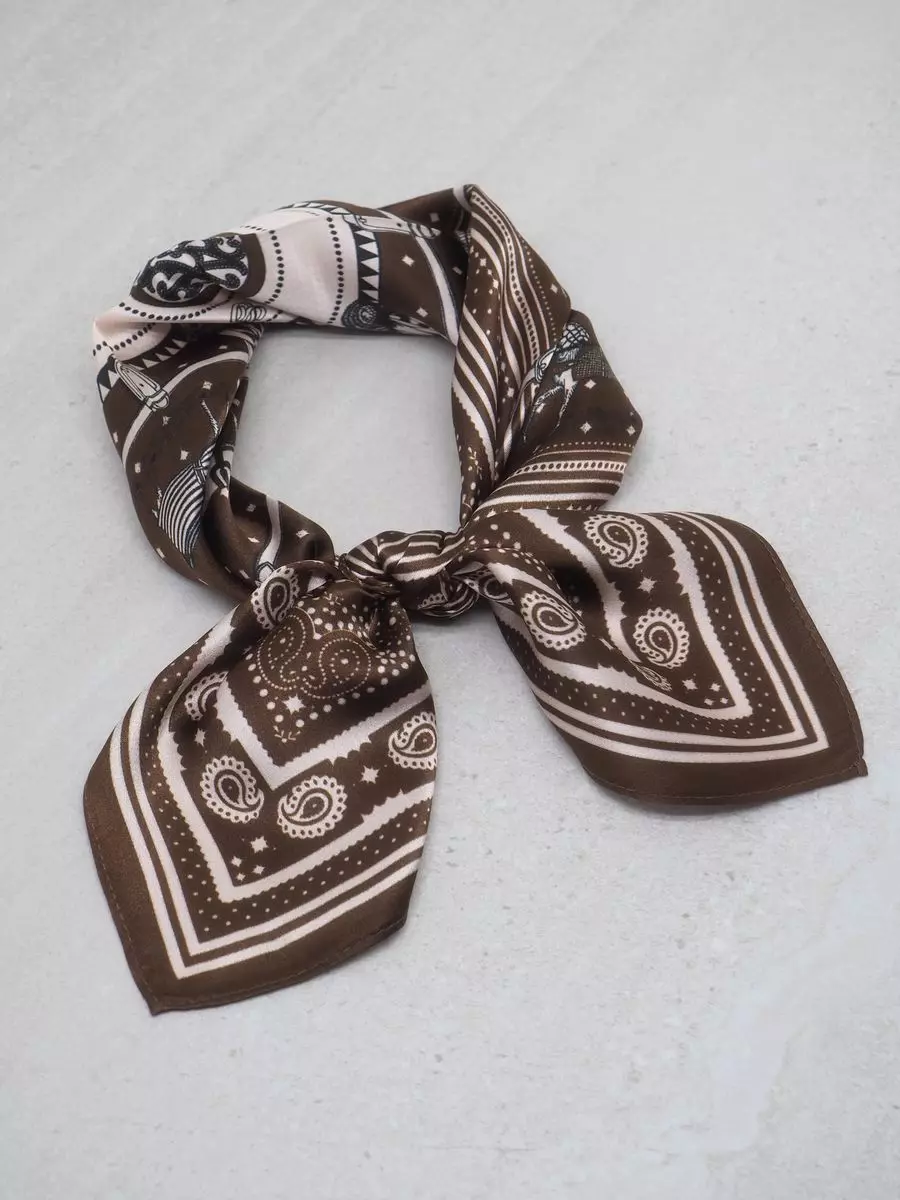 Silketørkle - Mørk Brun