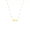 Mom Necklace - Gold