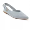 Suedette Slingback - Light Blue