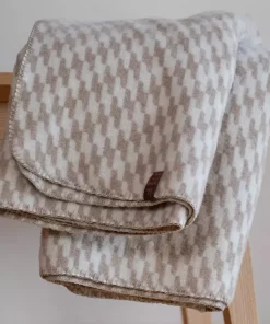 Marano Ullpledd - "Houndstooth" Beige