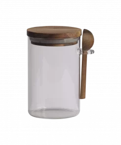 Kalle Glasskrukke med Lokk/Skje