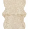Curly Dobbelt Saueskinn - Beige Moonlight