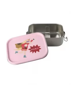 Hero Matboks i Rustfritt Stål - Rosa