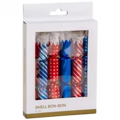 BC Smell Bon-Bon rød/blå fest 15cm 6 stk