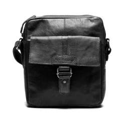 Springfield Skinnveske skulderveske m/lomme utv. Svart