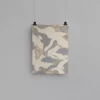 Røros Tweed Babypledd FUGL OG FISK grey/beige